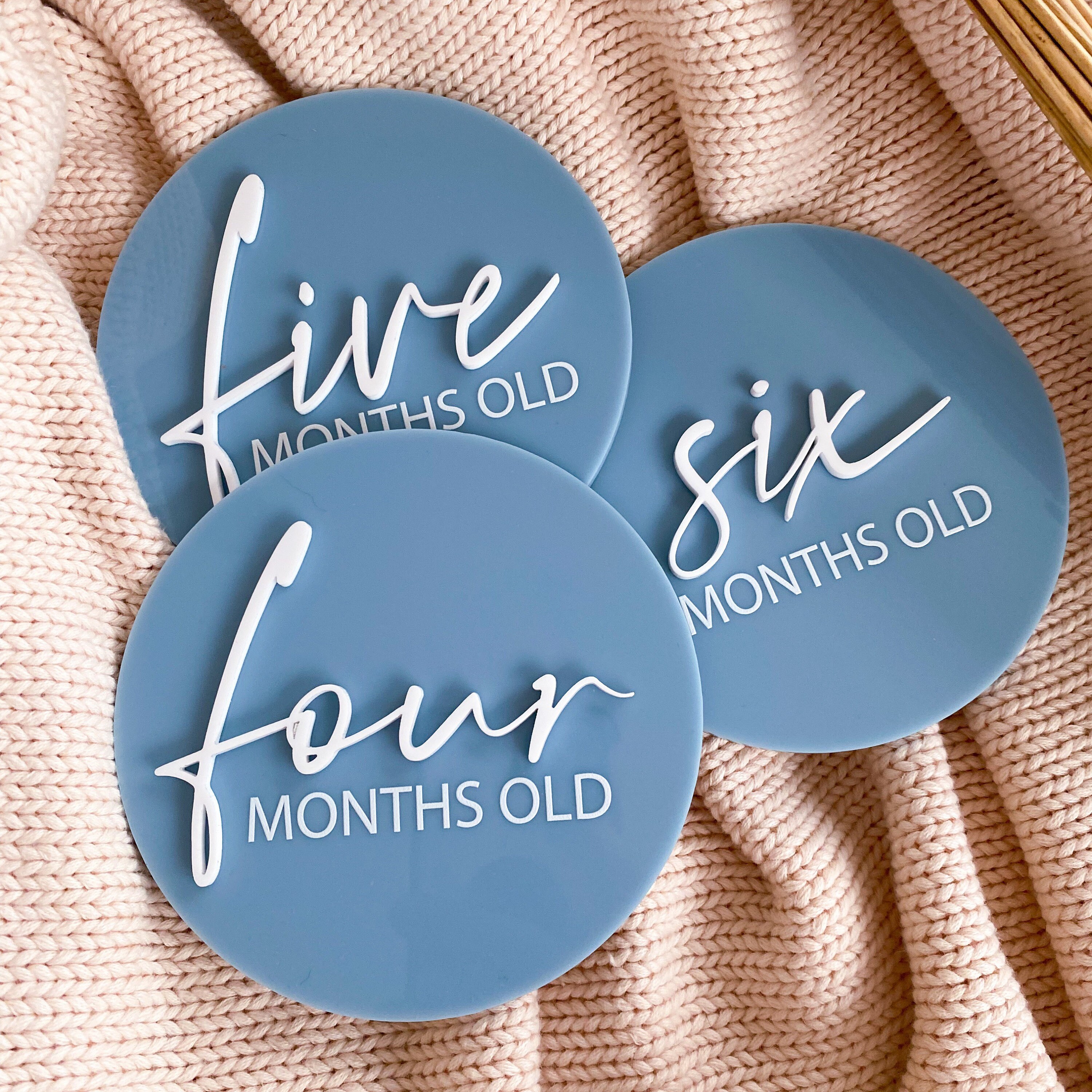 Set of 15 Baby Milestone Cards - Acrylic Milestone Cards | Baby ...