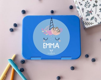 Personalised Childrens Bento Boxes | Personalised Lunchbox  | UV Printed Lunchbox | Back to School | Unicorn Lunchbox