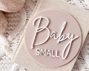 Custom Pregnancy Announcement Plaque -  Acrylic Pregnancy Plaque - Pregnancy Announcement Prop -  Baby Announcement