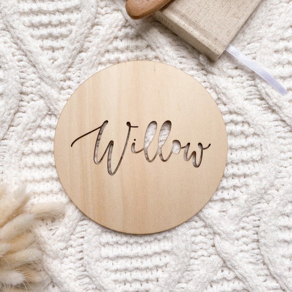 Custom Wooden Name Plaque - Brith Announcement - Baby room Decor - Baby Accessories