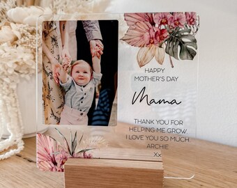 Printed Mother's Day photo Gift | Personalised Mother's Day Plaque | Mother's Day Photo Plaque | Mother's Day Photo Gift | Gift for mum