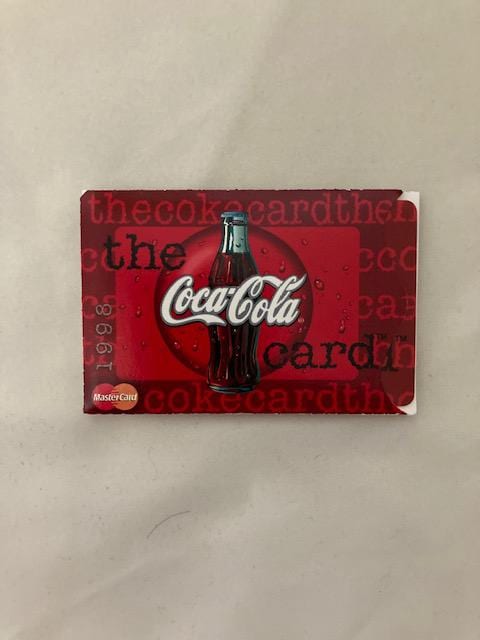 Coca Cola Promotional Mastercard - Etsy