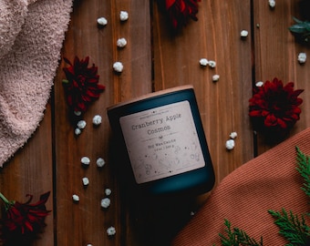 12oz Soy Wax Candle - Cranberry Apple Cosmos