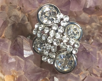 Adjustable Statement Ring: Costume Cocktail Ring