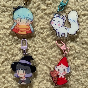 Hilda Netflix Series Acrylic Charms (B Grade)