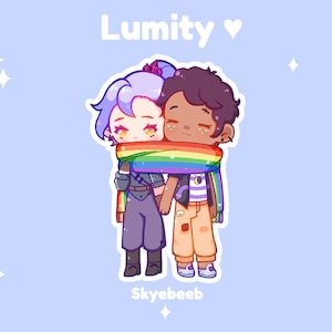 The Owl House Lumity Pride Sticker