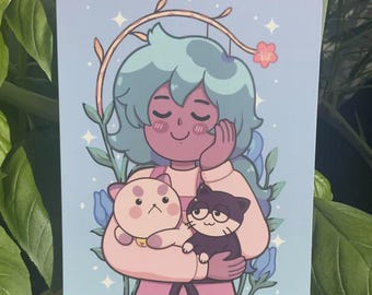 Bee and Puppycat Howell Art Print | 5x7" Matte Double-Sided Print