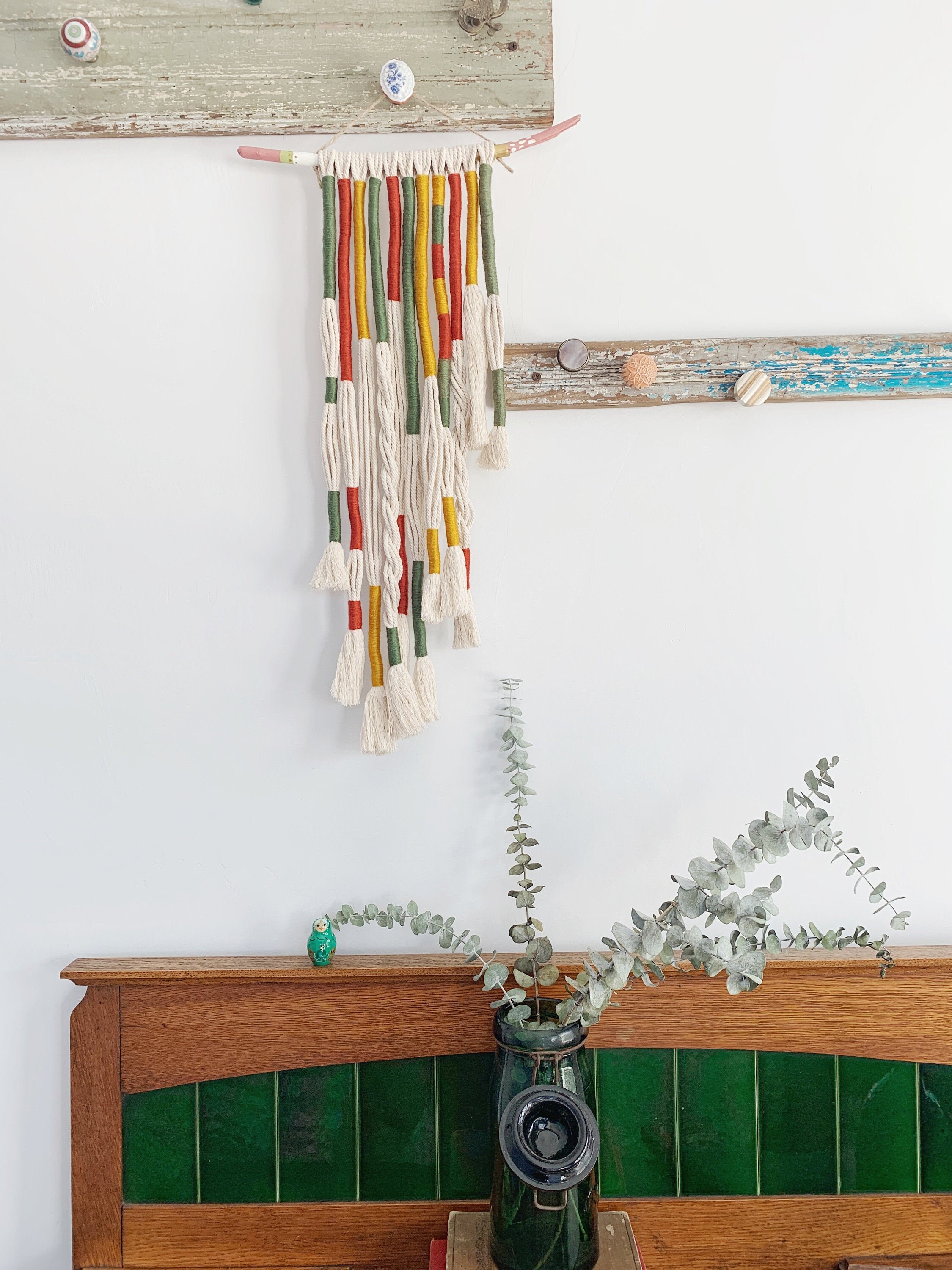 Autumn Macrame Wall Hanging // Fall Macame // Fall Wallhanging Etsy