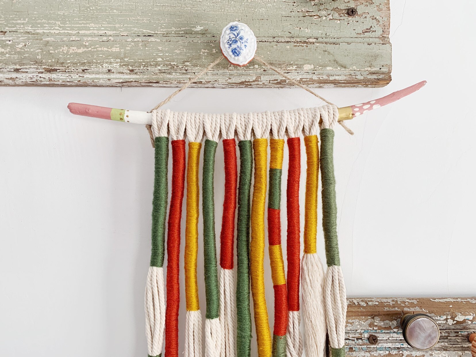 Autumn Macrame Wall Hanging // Fall Macame // Fall Wallhanging Etsy