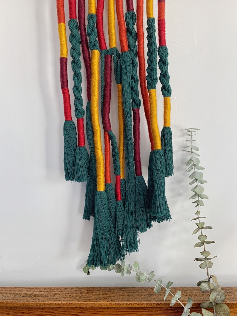 Autumn Macrame Wall Hanging // Fall Colors// Nature Etsy