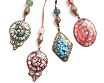 Ethnic Long Slip Knot Necklaces