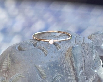Stacking Ring Sterling Silver, 18K Rose Gold Filled and 18K Gold Filled