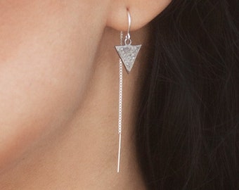 Diamond Triangle Earring Threaders