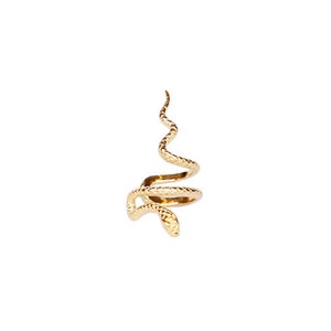 Gold Vermeil or Silver 925 Sterling Silver Snake Conch Ear CuffSnake Ear Cuff Sterling Silver or Gold Vermeil (no piercing needed)