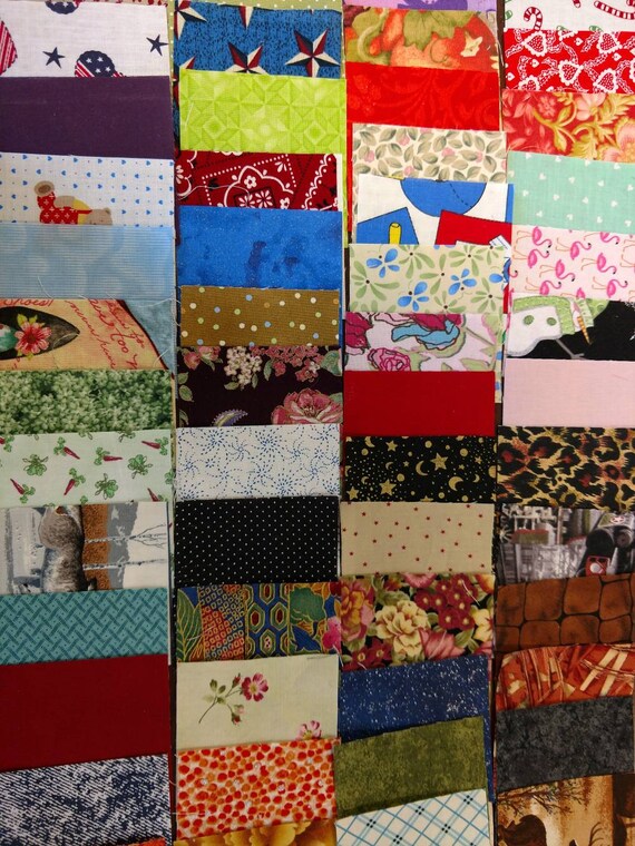 100 pk.Cotton Quilting Fabric Scrap Charm pack 5/" squares