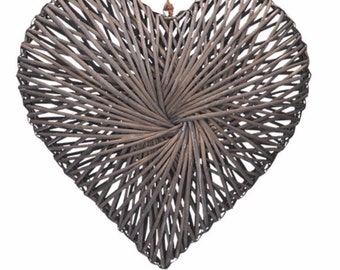 Wicker Heart Etsy