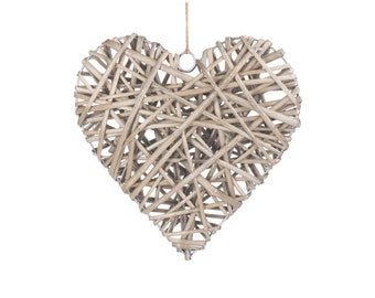 Wicker Heart  - 30cm