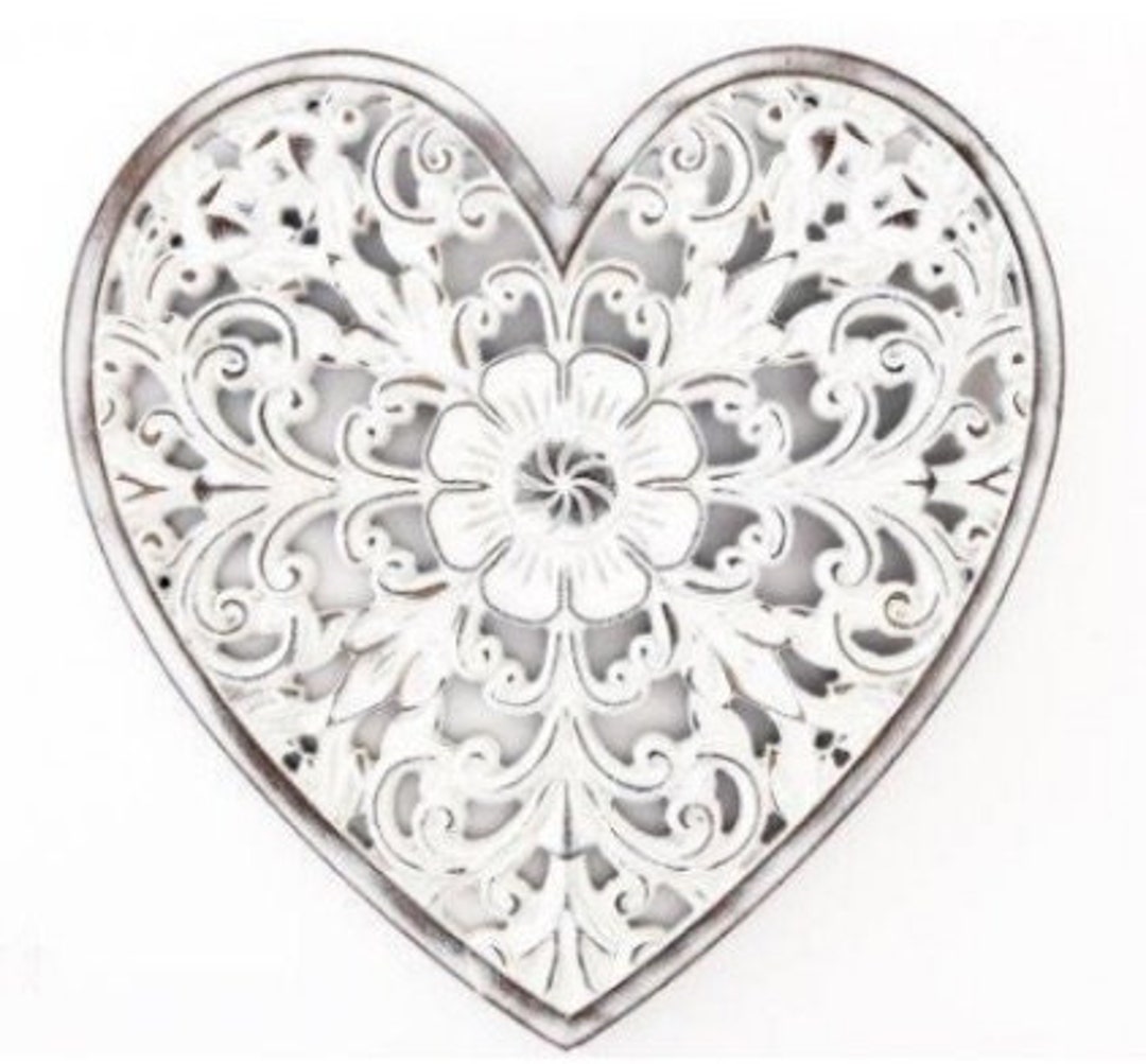 Heart Wall Plaque 30cm Etsy