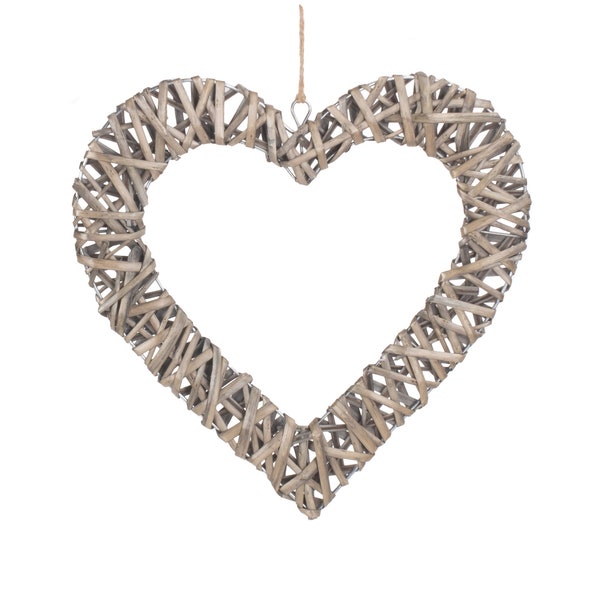 Wicker Heart  - 30cm