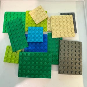 Genuine LEGO® Plates - Lot of 10 - Bulk Lego Plates for Building