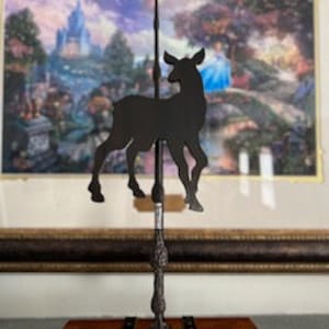 Dark Wizard Wand Display: Floating Wand Holder with Interchangeable Faceplate