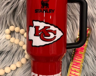 40oz KC Kansas City Chiefs Stanley Custom
