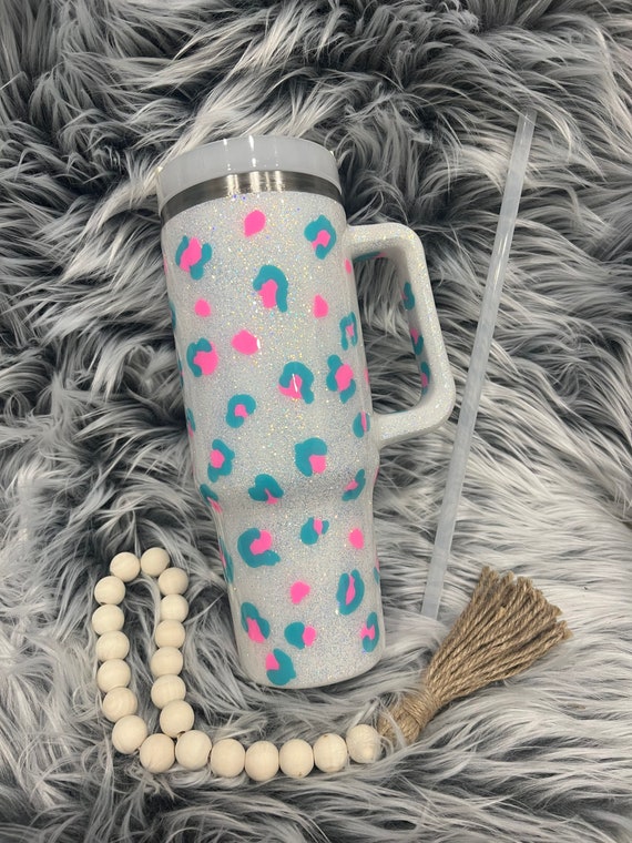 Stanley 40oz leopard tumbler – Haus of Rose Boutique