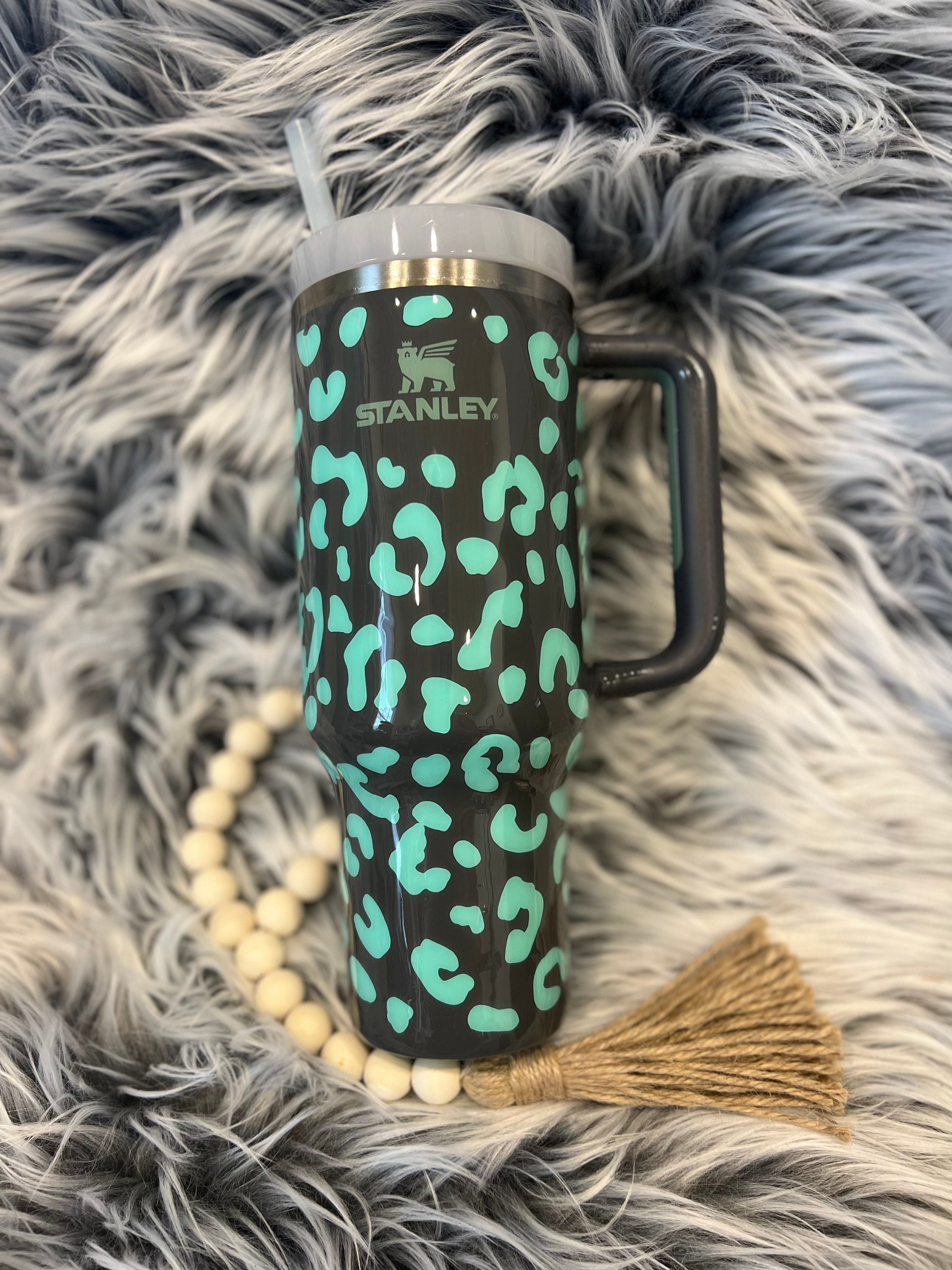 Best Day Leopard Stanley Dupe Tumbler