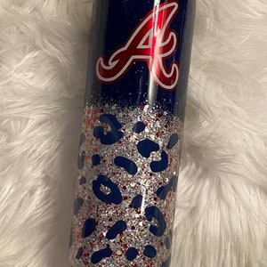 ATL Atlanta Leopard Cheetah Glitter Tumbler