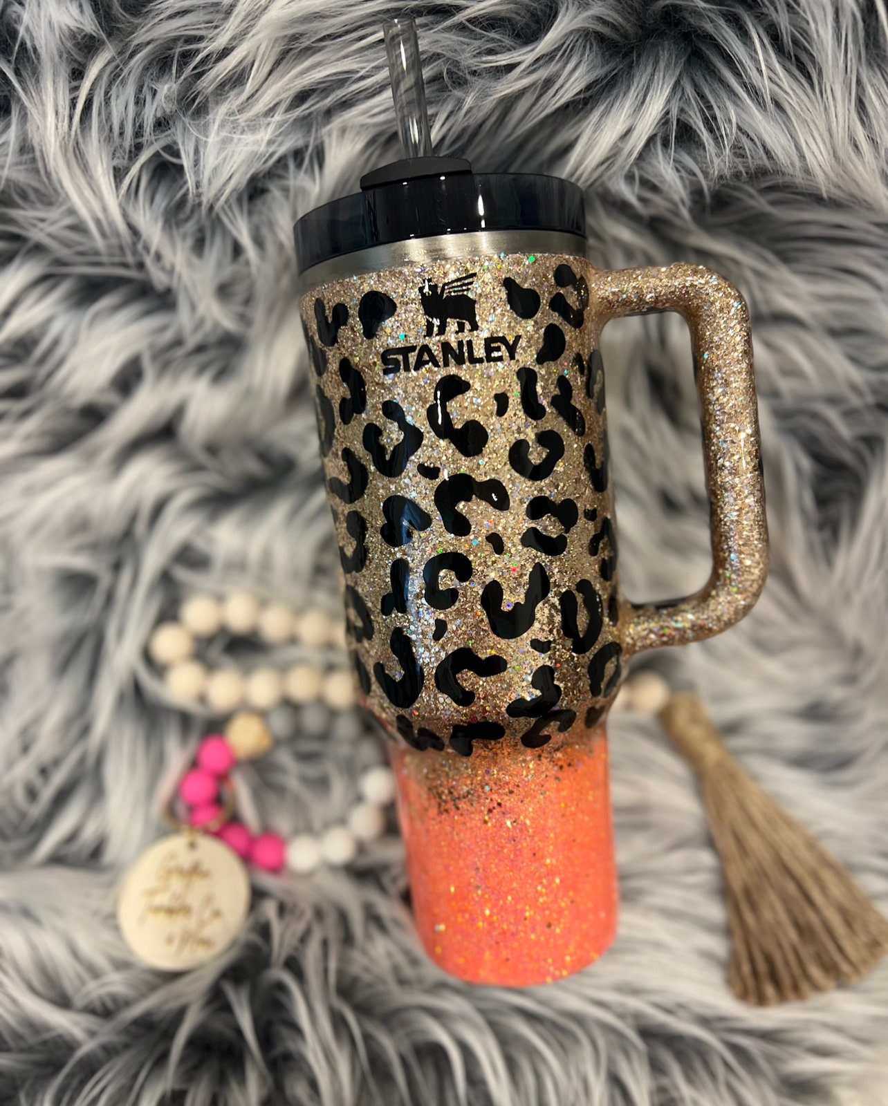 Best Day Leopard Stanley Dupe Tumbler