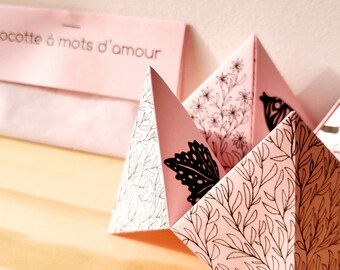 Cocotte à mots d'amour
