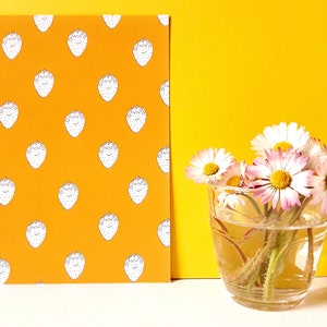 Postcard Strawberries