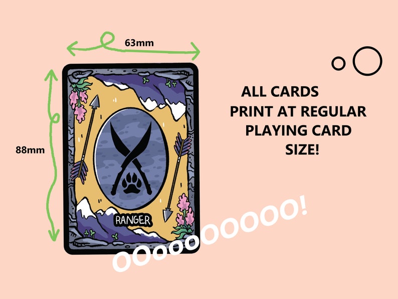 All 5E Spells Ranger Spell Cards Dnd 5e Full Colour Printable Etsy