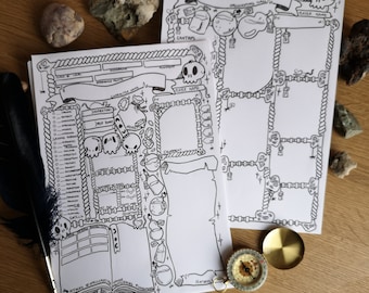 D&D Character Sheets 5e