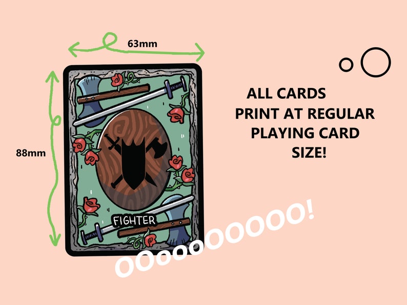 Printable Fighter Spell Cards Dnd 5e Blank Cards Full Colour Fillable ...