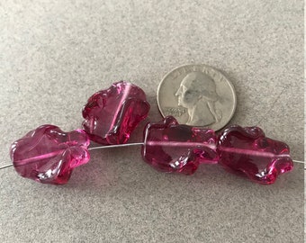 Cranberry Red Trade Beads Translucent Africa 95237