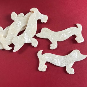 Vintage Opalescent Celluloid Dog image 1