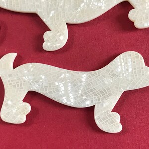 Vintage Opalescent Celluloid Dog image 2