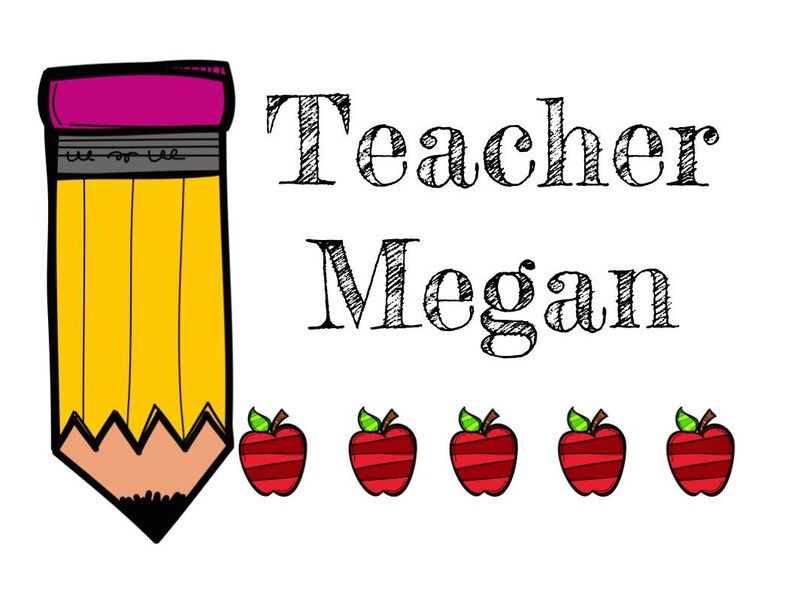Teacher Name Sign, Vipkid Classroom Name Sign, Customizable Teacher ...