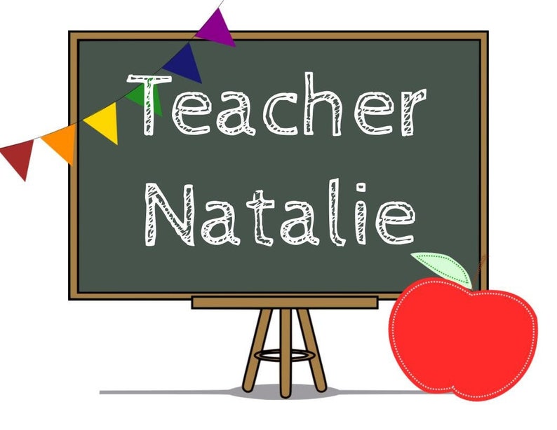 Teacher Name Sign VIPKid Classroom Name Sign Customizable Etsy teacher-name-sign-vipkid-classroom-name-sign-customizable-etsy