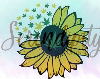Free Free 340 Sunflower Pot Leaf Svg SVG PNG EPS DXF File