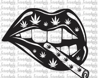 Download Weed Lips Etsy