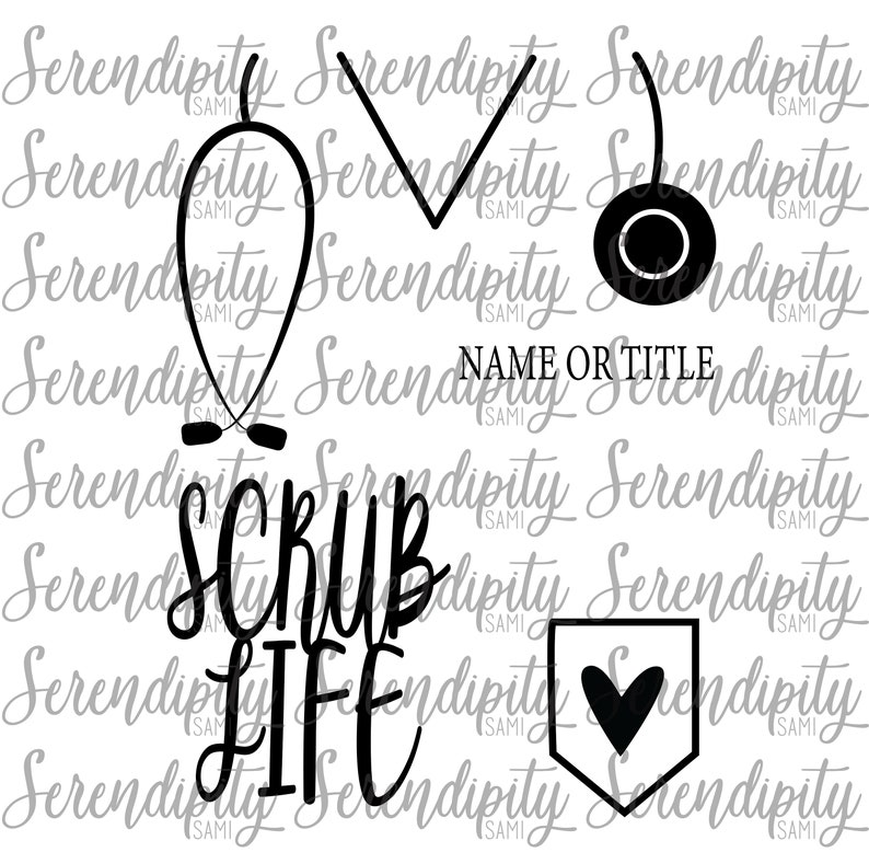 Scrub PNG File / Scrub Life PNG File / Nurse PNG / Doctor svg / svg for Tumblers / Designs for Tumblers image 1