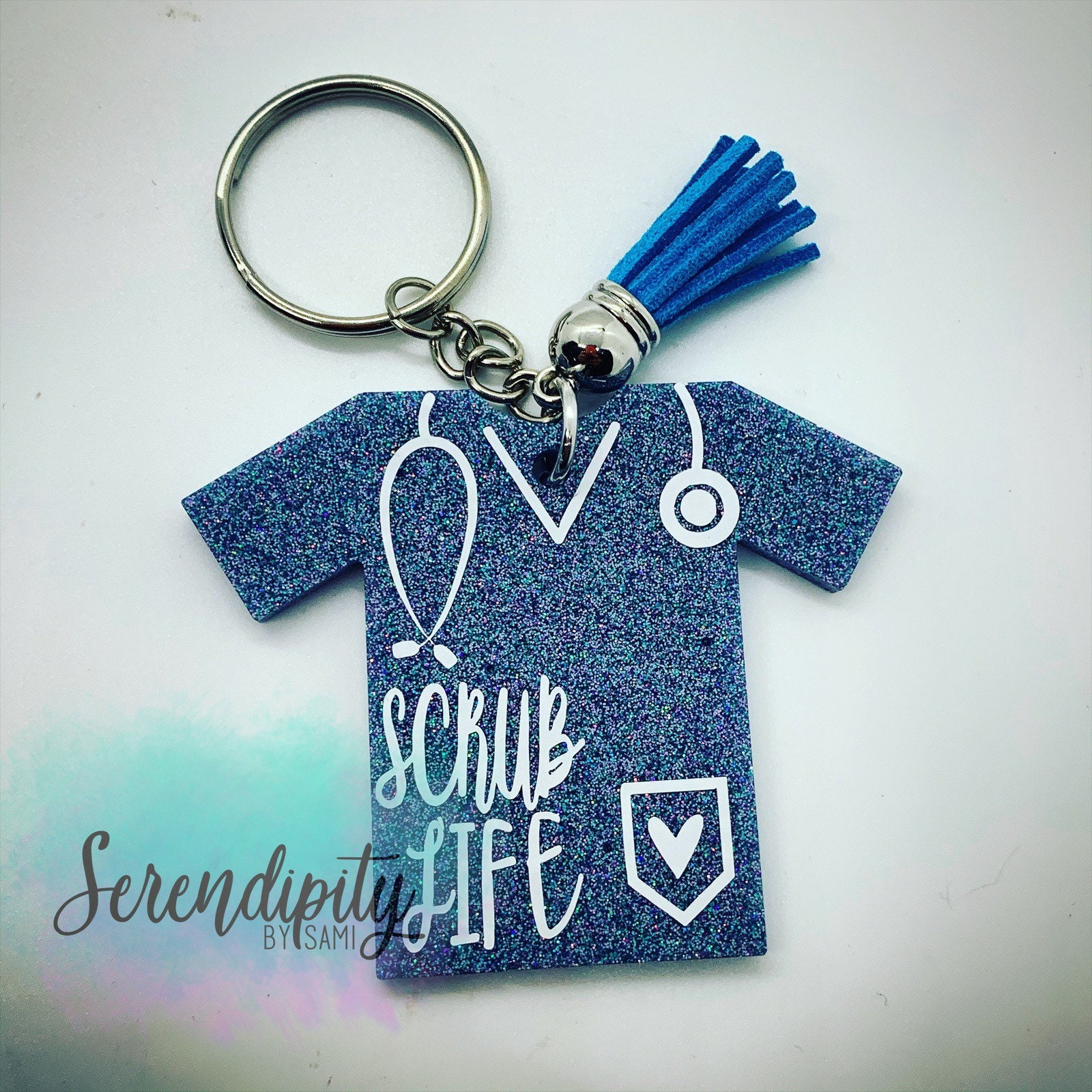 Nurse Keychain / Scrub Life Keychain / Keychain / Scrub Etsy