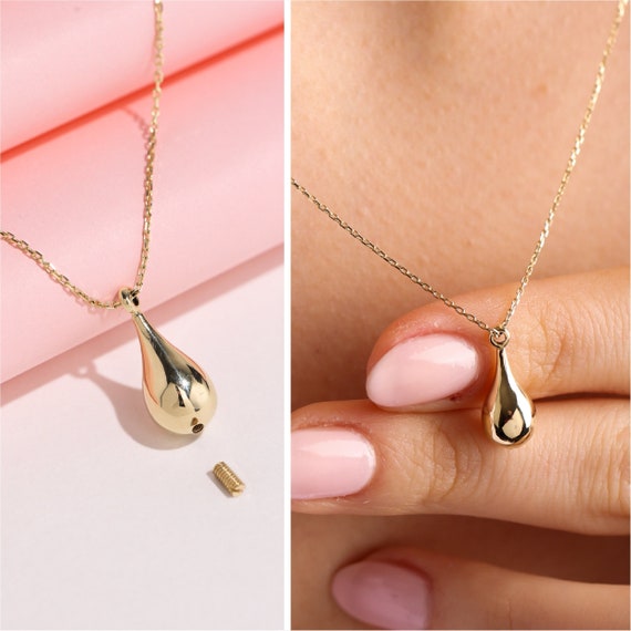 Pink droplet charm by Little Kirstin Ash Pink droplet charm by Little Kirstin Ash