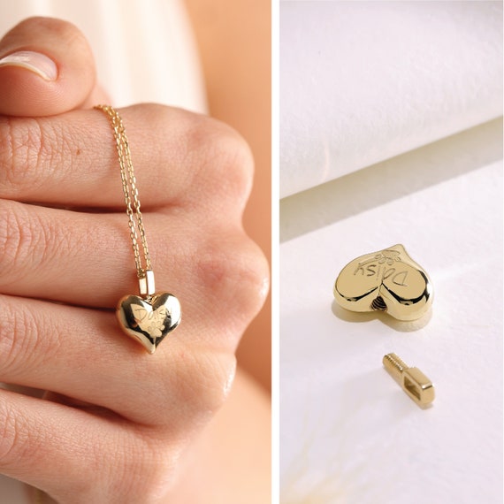 Miss You Gold Necklace Ash Urn - In The Light Urns