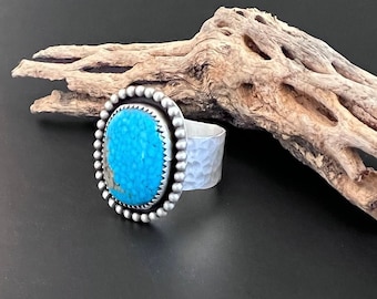 Kingman Turquoise Ring 7 1/2