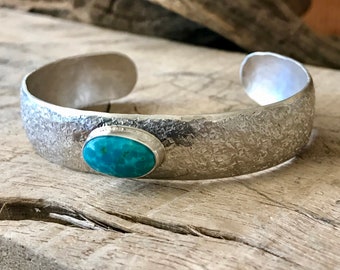 Turquoise Mountain Sterling Cuff