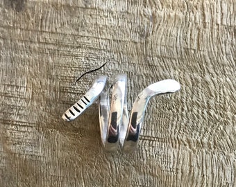 Sterling Silver Coiled Snake Ring