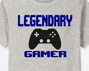 Legendary Gamer SVG, Gamer SVG, Video Game svg, video game clipart, eps, dxf png,eps, game controller SVG, boy gamer shirt svg, video gamer